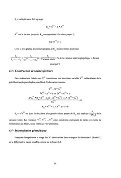 Traitement et analyse de données multidimensionnelles