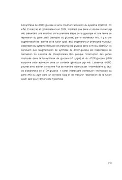Impact des mutations OPG chez erwinia chrysanthemi