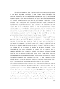 Impact des mutations OPG chez erwinia chrysanthemi
