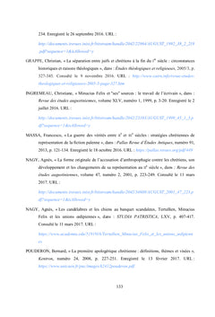 La mutation du paganisme au christianisme à travers l'Octavius