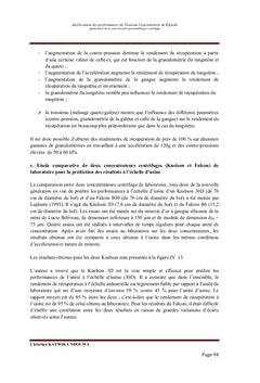 Amélioration des performances du Nouveau Concentrateur de Kipushi