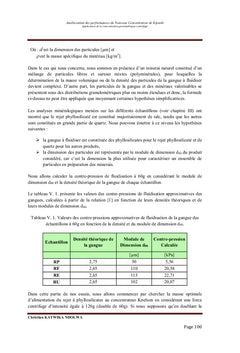 Amélioration des performances du Nouveau Concentrateur de Kipushi