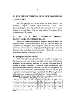 La ville contemporaine prise au piège de l'eau et du feu: cas de Douala