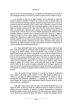 Utilisation de nouveaux materiaux pour la cristallisation du silicium