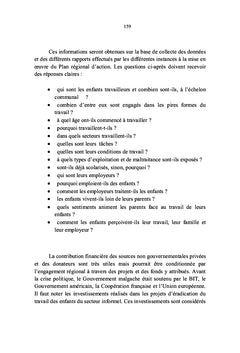 Le Secteur Informel dans la Region Boeny