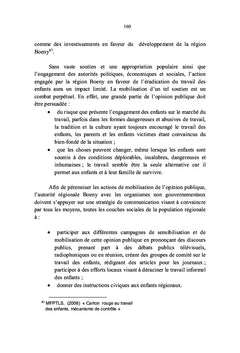 Le Secteur Informel dans la Region Boeny