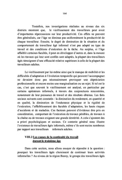 Le Secteur Informel dans la Region Boeny