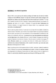 Effectivite des droits de l'enfant et conflit arme interne en Afrique