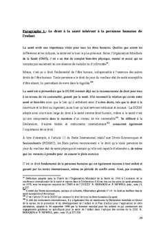 Effectivite des droits de l'enfant et conflit arme interne en Afrique
