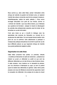 Le referentiel entre formation et developpement du metier