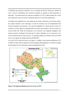 Evaluation de la vulnerabilite et de l'adaptation des ruiminants