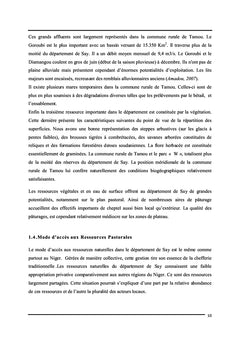 Evaluation de la vulnerabilite et de l'adaptation des ruiminants