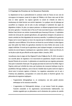 Evaluation de la vulnerabilite et de l'adaptation des ruiminants