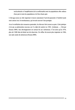 Evaluation de la vulnerabilite et de l'adaptation des ruiminants
