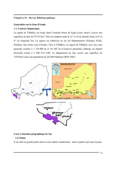 Evaluation de la vulnerabilite et de l'adaptation des ruiminants