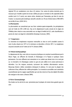 Evaluation de la vulnerabilite et de l'adaptation des ruiminants