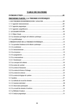 Analyse systémique d'un conflit