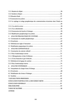 Analyse systémique d'un conflit