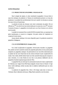 Gingembre et Actinomycètes associés