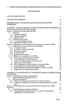 Réflexion sur l'adaptation des normes internationales d'audit aux PME
