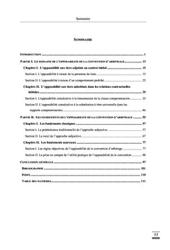 Opposabilité de la convention d'arbitrage aux tiers