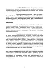 Pensée politique de Laurent Désiré KABILA