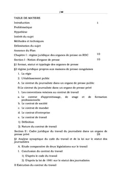 Le REgime Juridique