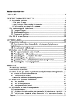 Être enceinte et végétarienne ou végétalienne en France au 21e siècle