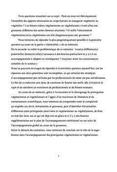 Être enceinte et végétarienne ou végétalienne en France au 21e siècle
