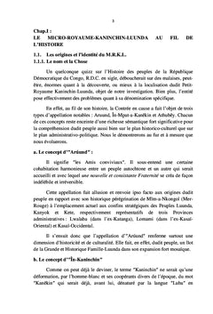 La problEmatique du dEveloppement du Micro-Royaume-Kaninchin-Luunda