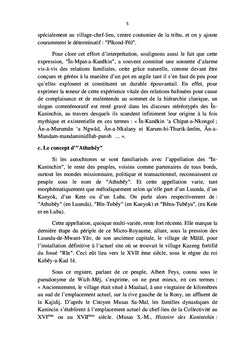 La problEmatique du dEveloppement du Micro-Royaume-Kaninchin-Luunda
