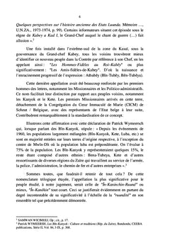 La problEmatique du dEveloppement du Micro-Royaume-Kaninchin-Luunda