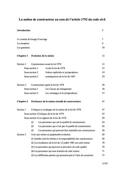La notion de constructeur au sens de l'article 1792 du code civil