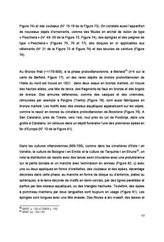 Contacts entre l'Etrurie et le Bassin des Carpates à l'Âge du Bronze