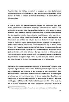 Contacts entre l'Etrurie et le Bassin des Carpates à l'Âge du Bronze