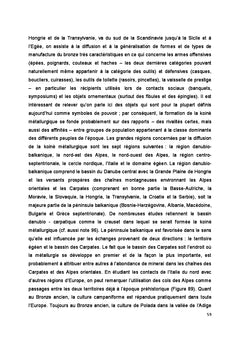 Contacts entre l'Etrurie et le Bassin des Carpates à l'Âge du Bronze