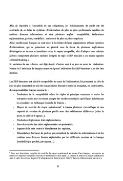 Méthode de paramétrage du module comptable d'une banque