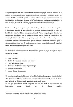 Méthode de paramétrage du module comptable d'une banque
