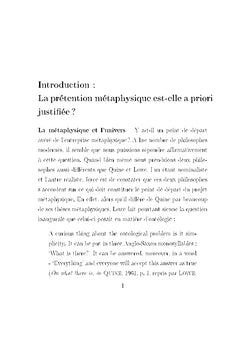 Structure de la réalité et réalité de la structure