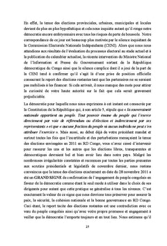 Mon pays! Ils le dirigent mal et n'écoutent personne