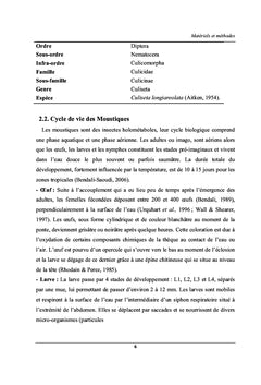 Bioefficacité d'extrait de la rue sur Culiseta longiareolata