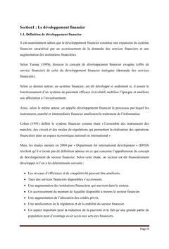 Le développement financier et l'inégalité de revenu