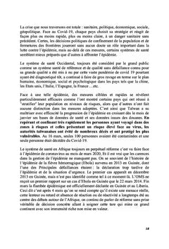 Coronavirus: le grand défi de l'Humanité