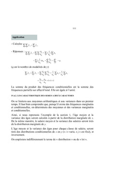 Statistique descriptive Calcul des Probabilités