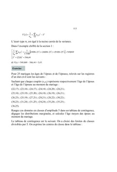 Statistique descriptive Calcul des Probabilités