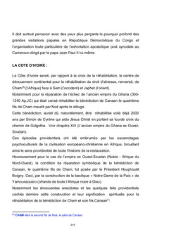 LA REHABILITATION D'UN CONTINENT