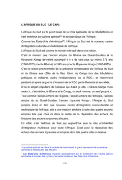 LA REHABILITATION D'UN CONTINENT