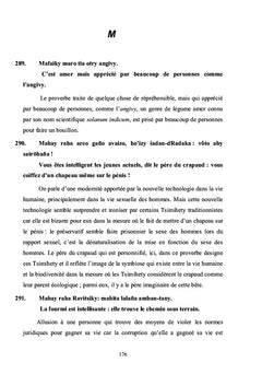 LITTÉRATURE ORALE MALGACHE