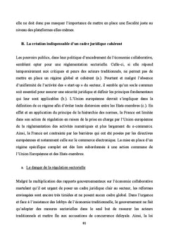 Le droit face au défi de l'économie collaborative