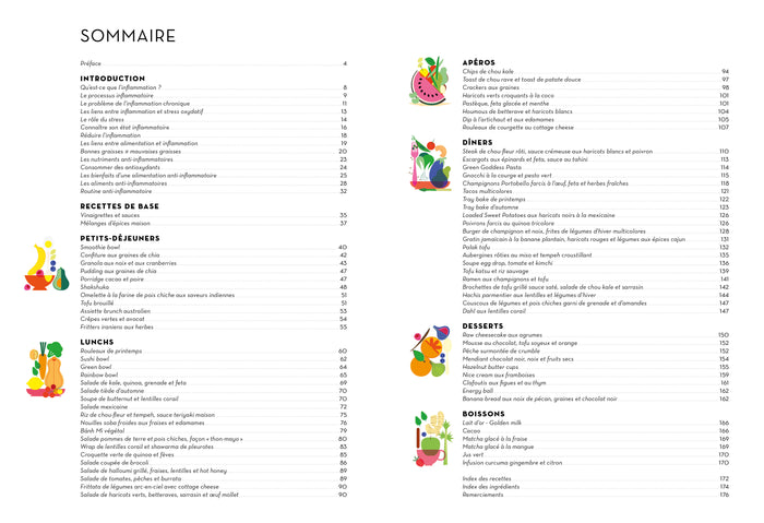 Cuisine végétale anti-inflammatoire